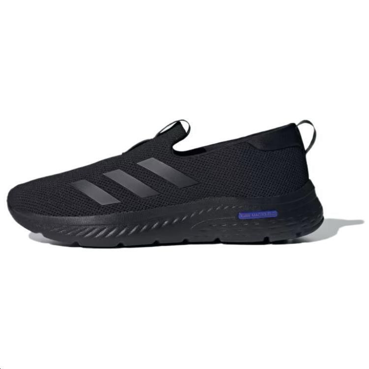 

Adidas Cloudfoam Fabric Mesh Minimalist Versatile Non-Slip Low-Top Lifestyle Shoes Men Sneakers Black ID6510 42⅔