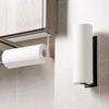 Punch-Free Carbon Steel Toilet Paper Holder & Rag Rack