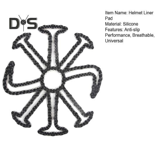 Cyklistická helma Silikonová podložka Protiskluzová Prodyšná Univerzální Outdoorové sporty Motocykl Kolo Polstrování Vložka Polštář Podšívka Podložka Příslušenství k helmě