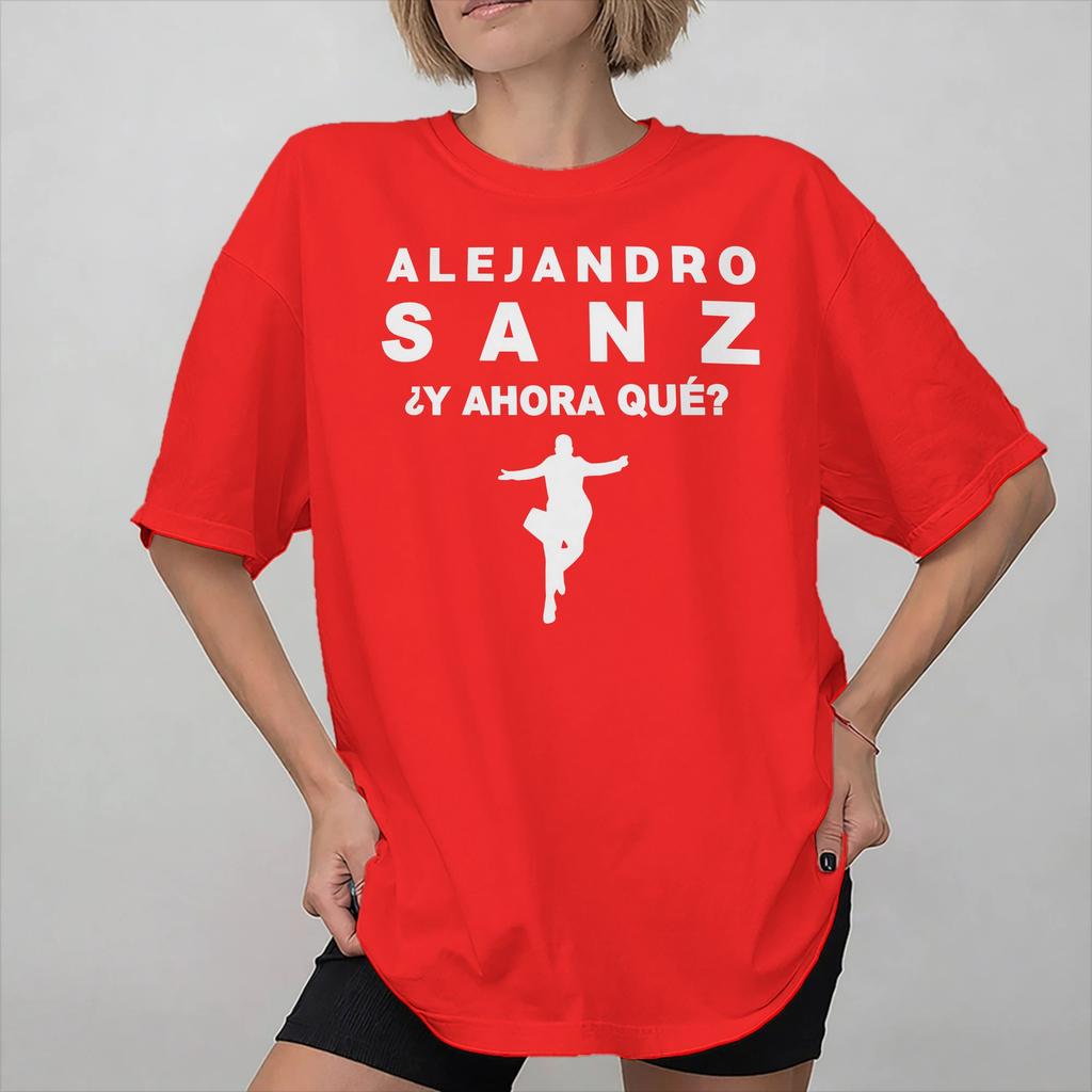 Unisexs Womens Alejandro Sanz 2026 Concert T Shirt 100 Cotton Graphic Printing TShirt Clothing Outfits
