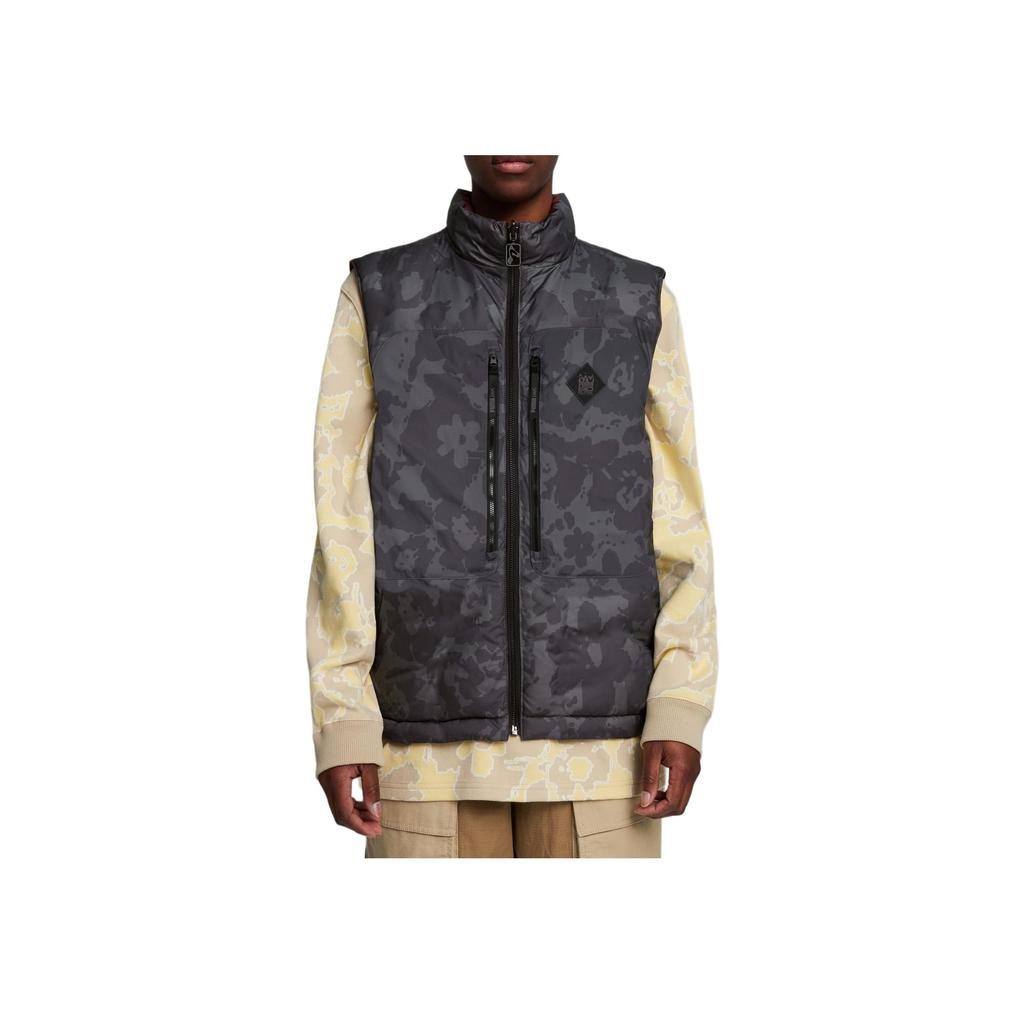 Puma X Perks And Mini Collaboration Stand Collar Loose Fit Zipper Design Sleeveless Vest Unisex Vests Gray 624068-01