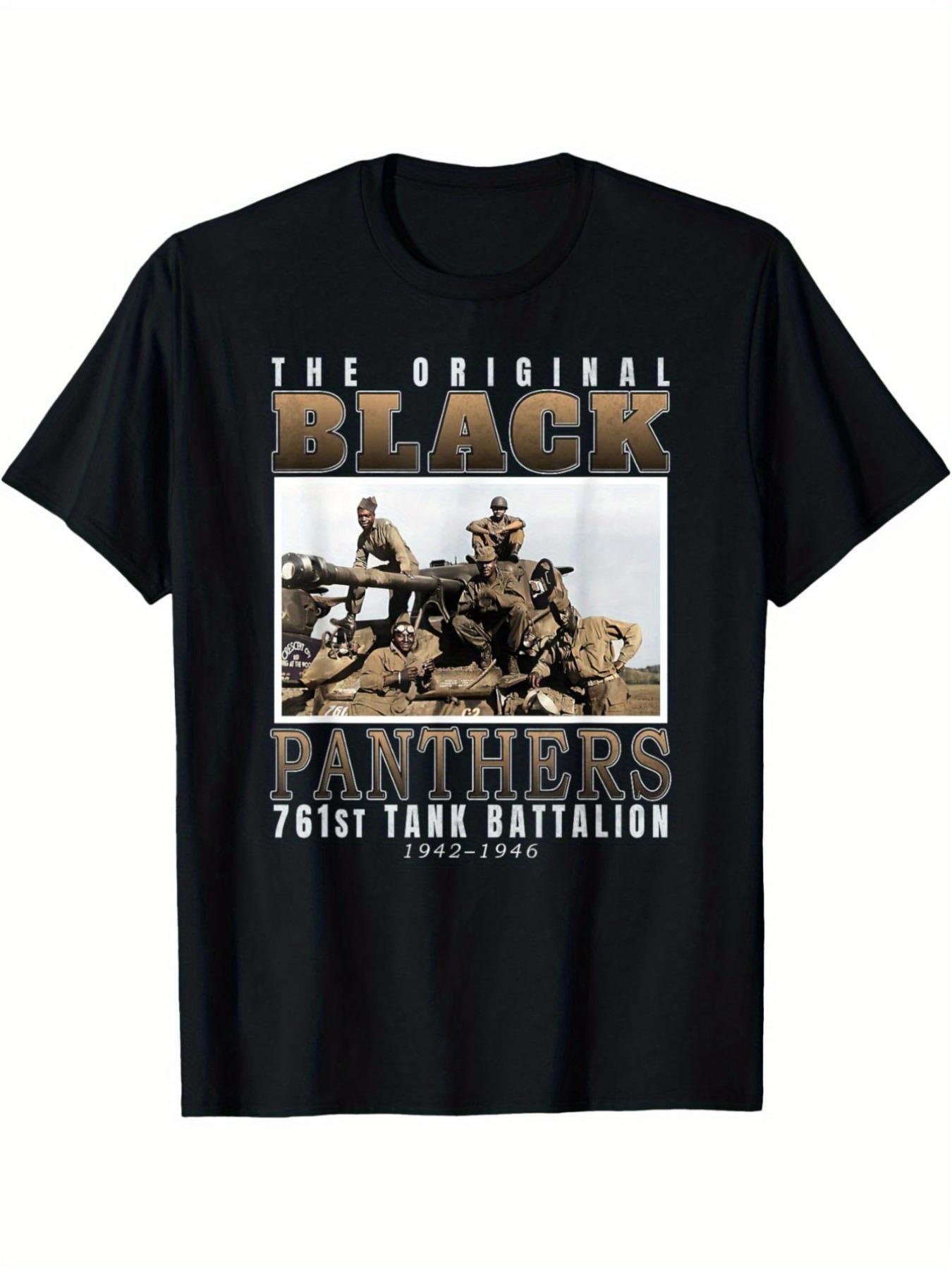 The Original Black Panthers 761st Tank Battalion T-shirt XXXXL