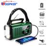SOS Alarm Power Bank Radio E30 10000mAh FM Emergency Radio Solar Hand Crank Generator AM/FM/NOAA LED Portable Radio