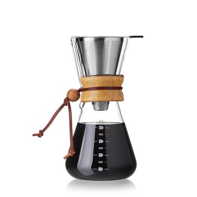 POKALOTEA Slim Coffee Drip Coffee Practical Capacity No Paper Coffee Filter Direct Fire Microwave Scale Eligible Billing Available Server,