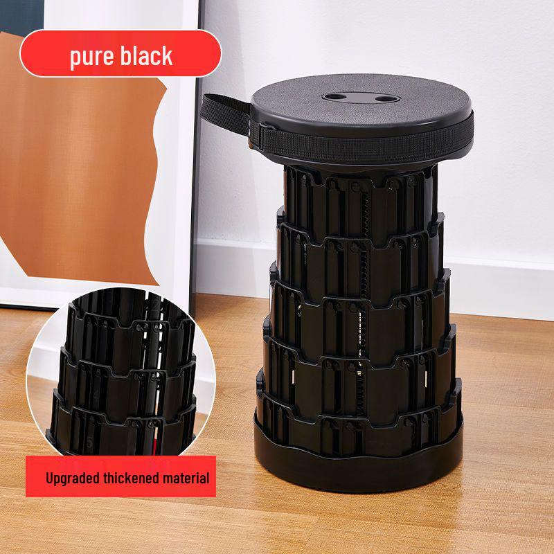 Dream Domain Portable Adjustable Retractable Stool for Outdoor and Indoor Use