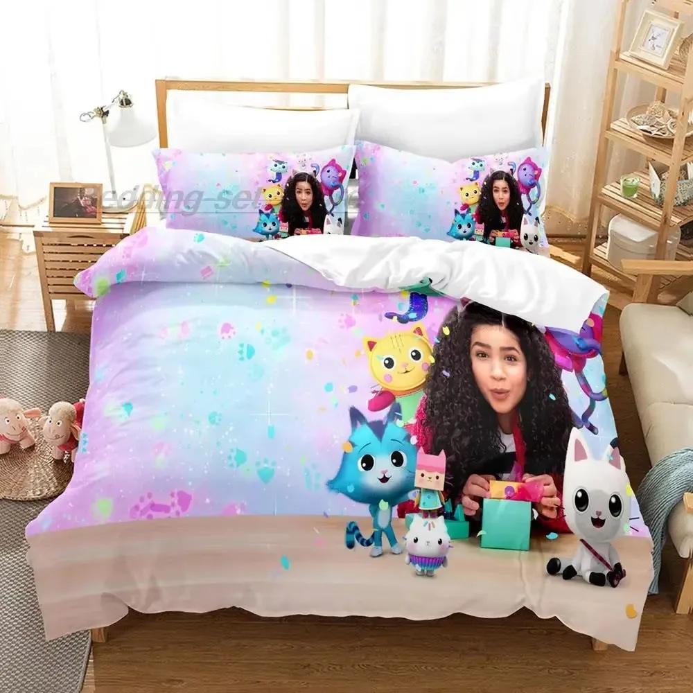 

Gabys Dolhouse Beding Set For Bedrom Soft Modern Bedspreads Comefortable Children Kids Soft Duvet Cover Comfortable Quilt Cover And Pilowcase 135*200cm Eu-Single