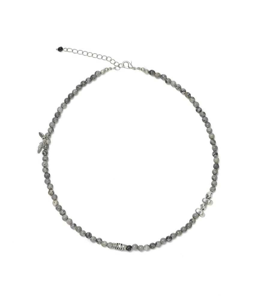 Defgarments Marble Gray Necklace