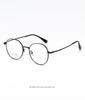 Fashionable Titanium Round Frame Eyeglasses with IP Plating