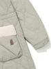 Bbc Earth [Oslo] Teddy Diamond Quilted Long Puffer_Olive