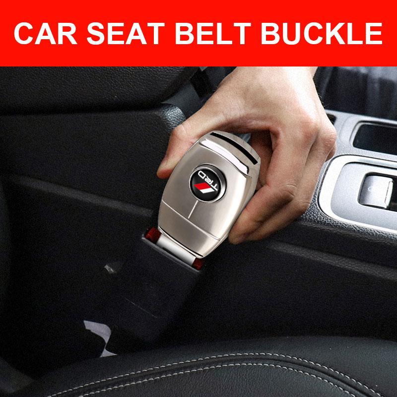 1/2PCS Car Seat Belt Clip Extension Plug Buckle Car Accessories for Toyota TRD GR C-hr Prado Rav4 Yaris Hilux Prius Avensis Corolla Camry