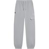 Li Ning Knitted Sweatpants Men's Gray Moderate Cuffed Pants AKXSB25-3