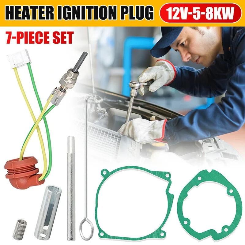 Car Air Diesel Gasket Ceramic Glow Plug Kit For 12V 2KW 5KW 8KW Chinese Diesel Heater Parking Heating Kits