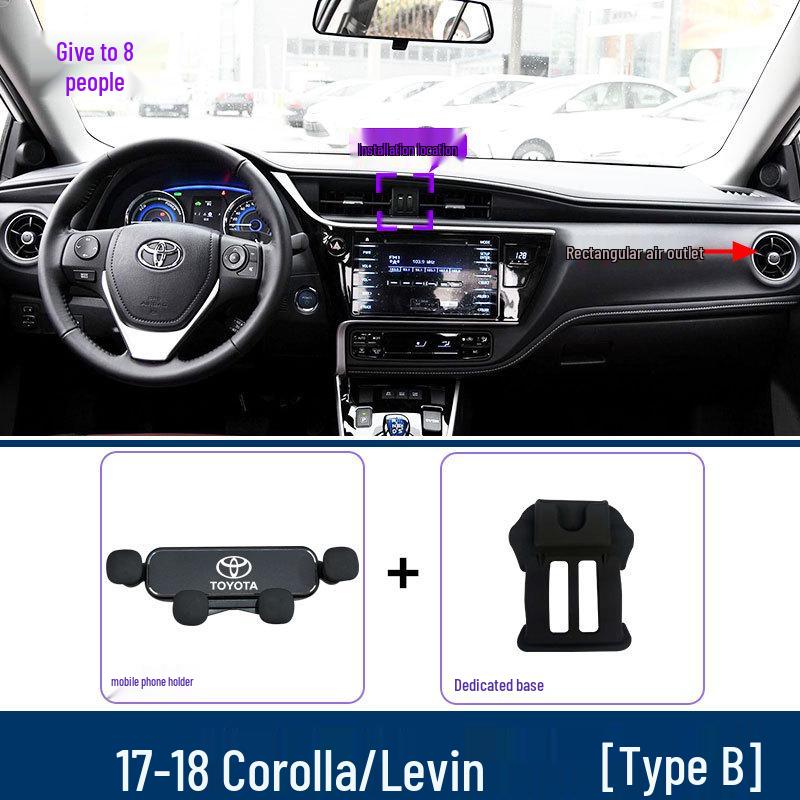 Тримач для телефону та кріплення для навігації Toyota Corolla Levin (2008-2023)