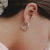 [Worn by Twice Jeongyeon] Pre449 Bold Round Drop Earrings