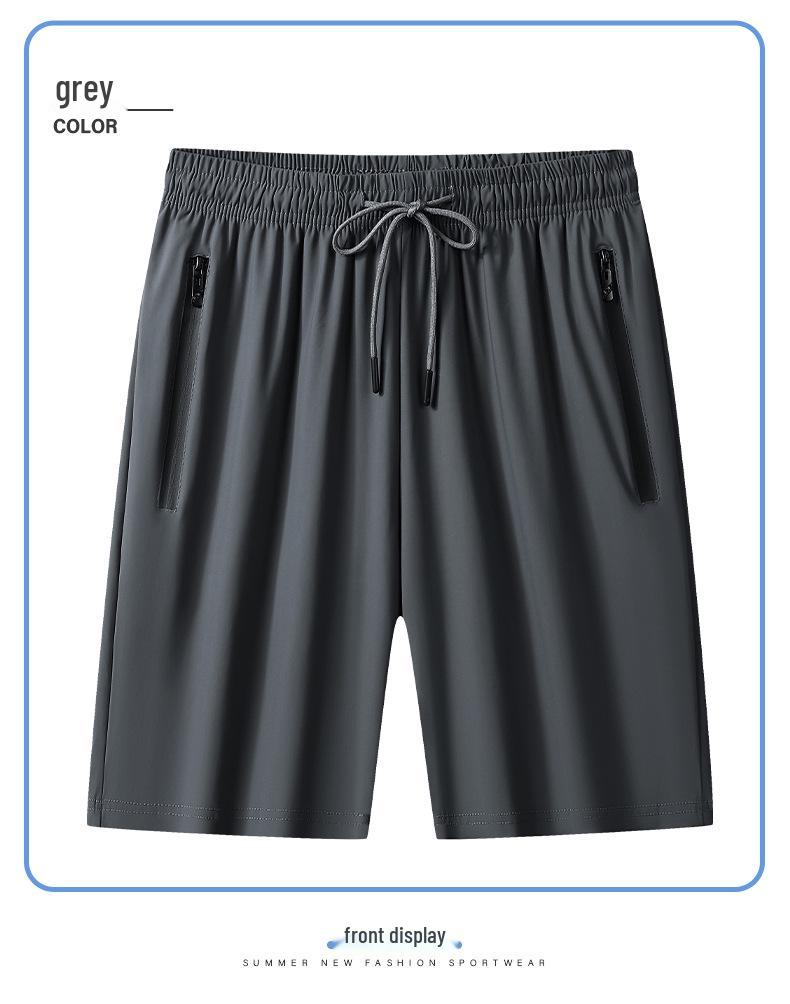 FICAKLON Men's Quick-Dry Breathable Ice Silk Shorts