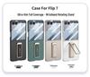 Samsung Z Flip7 Phone Case with Wrist Strap & Rotating Stand - Premium Protection for Folding Screen