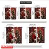 2pcs 2D flat printing Merry Christmas Popular Drapes Santa Claus Christmas Gifts Bag Fabric Without Electricity Festive Wall
