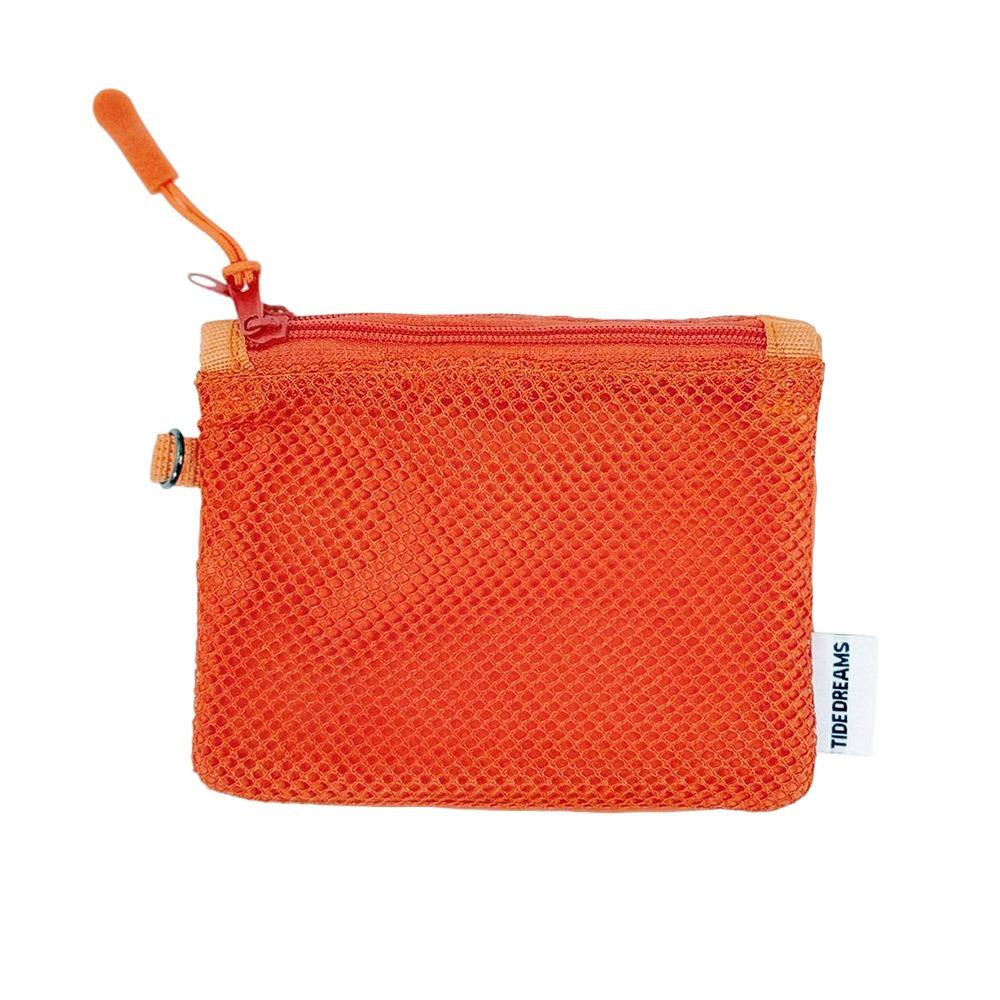 

Large Capacity Storage Bag Candy Color Make Up Case Fashion Mesh Cosmetic Bag помаранчевий