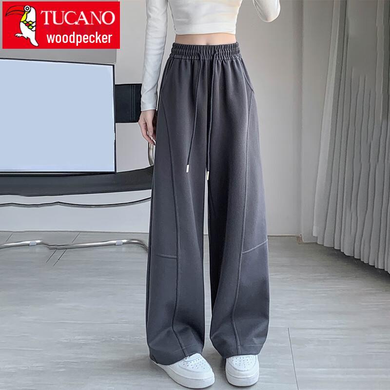 

TUCANO Women s High-Waist Straight-Leg Wide-Leg Casual Pants XL