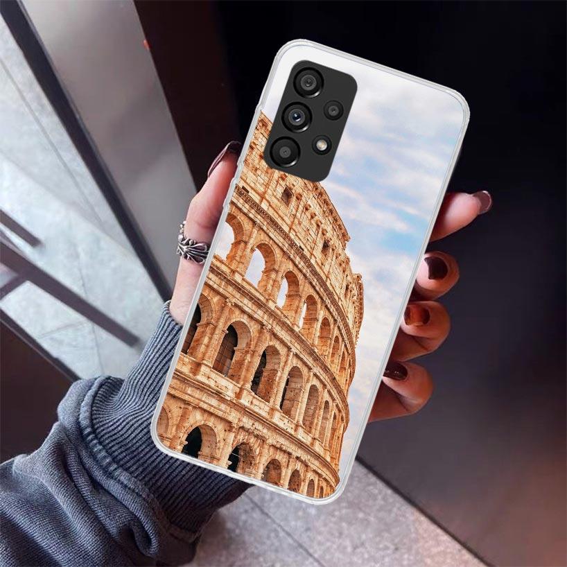 Roman Colosseum Phone Case For Samsung Galaxy A52 A51 A50S A32 A22 A12 A02S A72 A71 A31 A70 A30S Note 20 Ultra 10 Plus S10 Galax