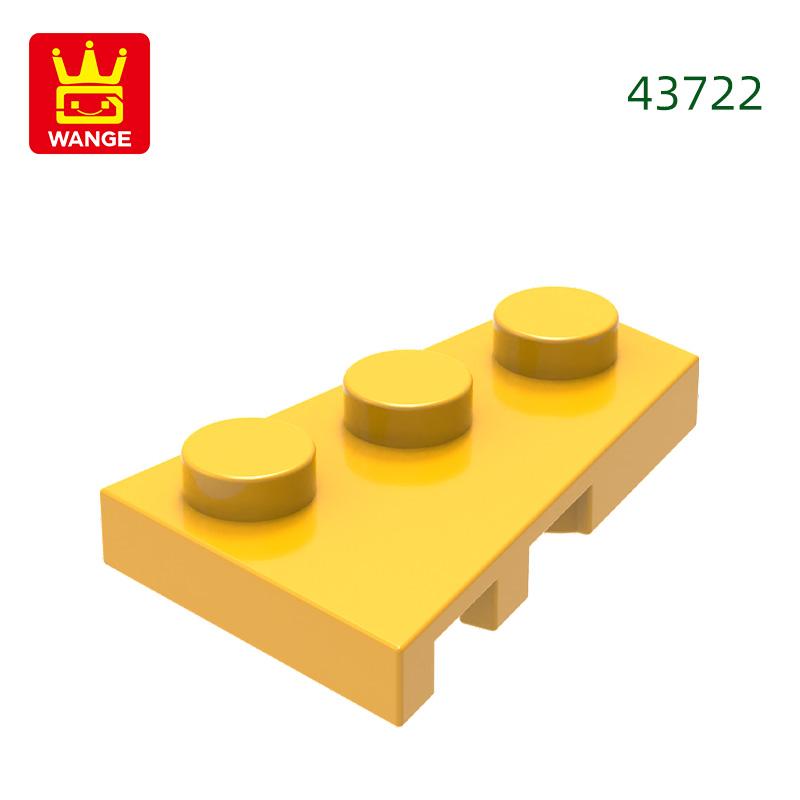 158Pcs/lot 43723 2x3 Right Wedge Plate Construction Bricks MOC Accessories Works With Featuring Blocks Kids Playthings Gift Idea Box
