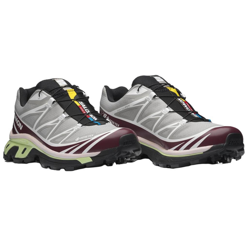 SALOMON XT-6 GORE-TEX Paloma Maroon Banner Unisex Sneakers Grey L47991600