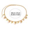Bohemian Heart Waist Chain for Women Body Chain Vintage Ethnic Style Chain Belt Simple Decoration Accessories