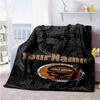 Motociclette Harley-Davidson Personalizza il Tuo Nome Coperta Accogliente Coperta Personalizzata Comfort Durevole Versatile per Riposo Letto Divano Spiaggia
