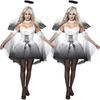 Halloween Costume Women Angel Wing Dress Cosplay Outfit Witch Devil Theme Party