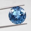 Natural Blue Aquamarine Loose Gemstone Flawless Brazilian 8 Ct Round Shape for Jewelry Designs