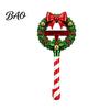 Holiday Retail Display Prop Christmas Payment Wand, Festive Credit Card Holder for Readers, Reindeer Themed Wand Snowman Snowflake Accessory,