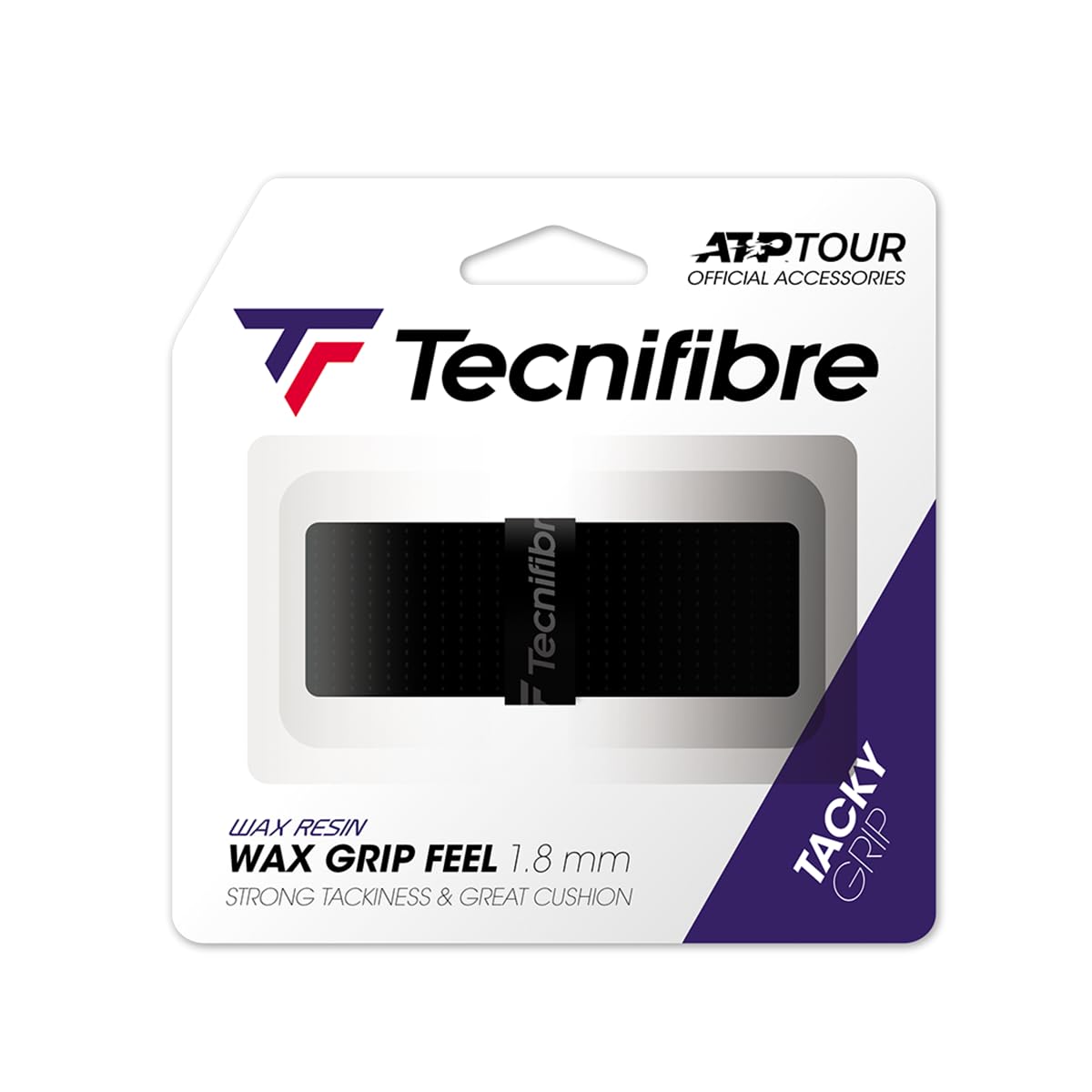 

Tecnifibre Tennis Grip Wax Feel TFAA001 via Tape, Grip, [Ships mail] чёрный