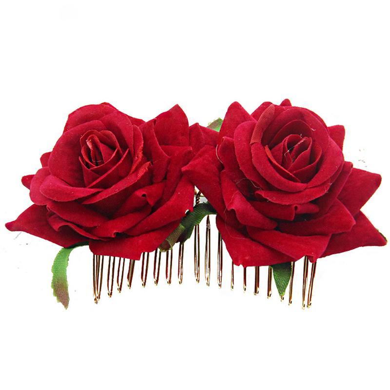 1 Pc High Quality Hairclip Rose Headwear Hairpins Hair Accessories Fashion Beautiful One Size