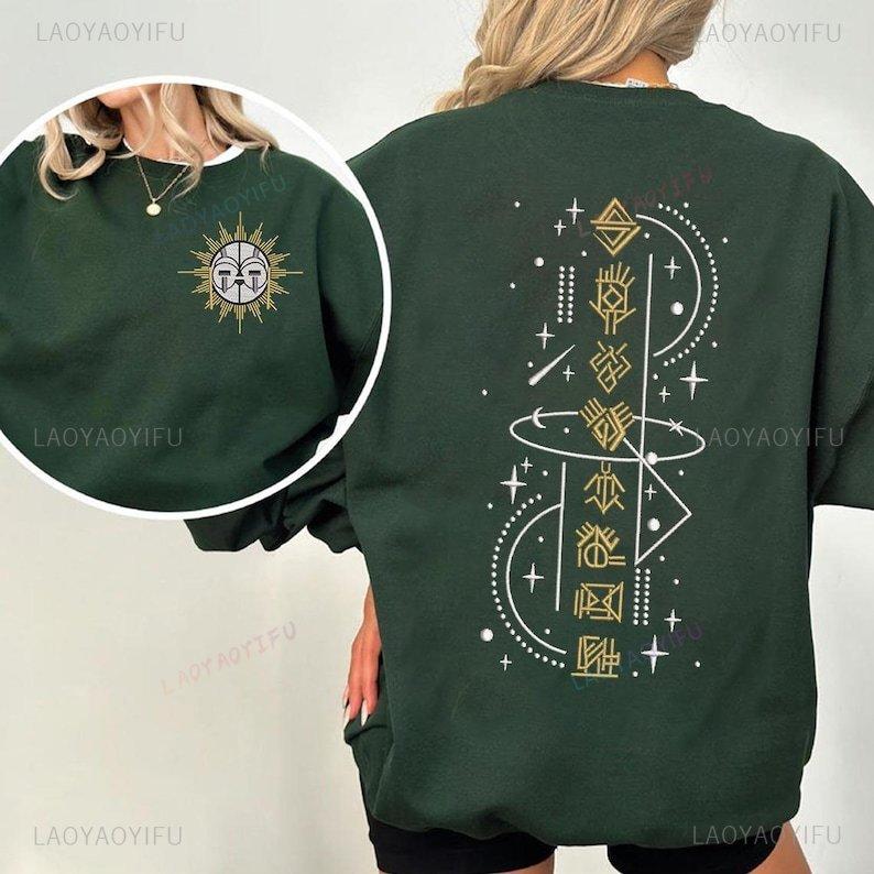Esquie Clair Obscur Expedition 33 Sweatshirt Hoodie Casual Crew Neck Casual Fashion Comfortable Long Sleeve Autumn Street Hooded