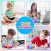 Stress Cube Stress Ball, Squishy Stress Balls for Adults, Squeeze Sensory Balls Fidget Toys for Kids, Water Drop Fidget Cube Sensory Balls Stress Toy