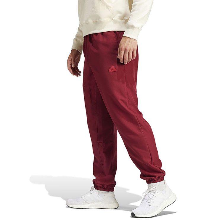 Adidas Sports Pants Men's Dark Red Moderate IT9047
