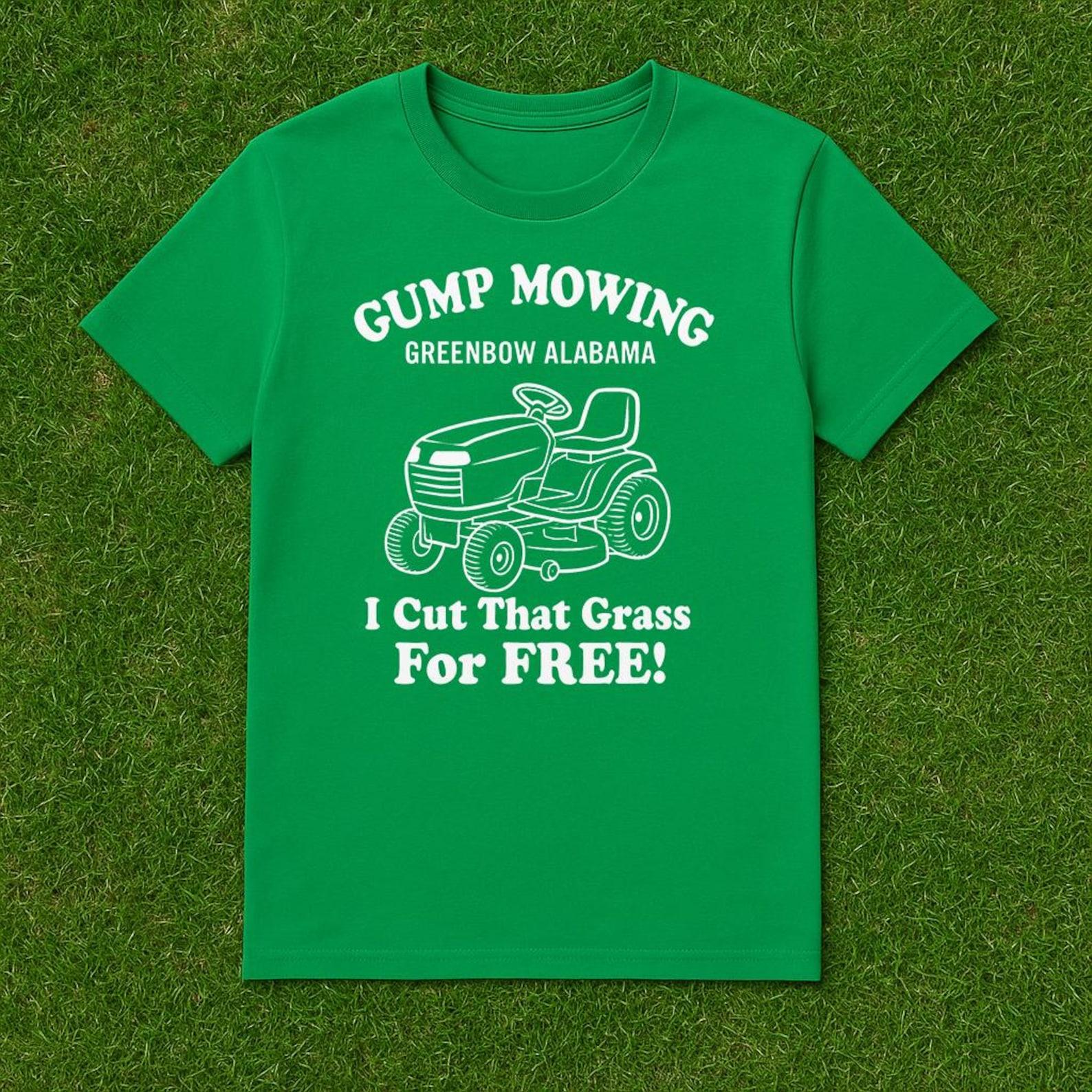Gump Mowing - Funny Lawn Service Parody With Movie Quote - Unisex T-Shirt L