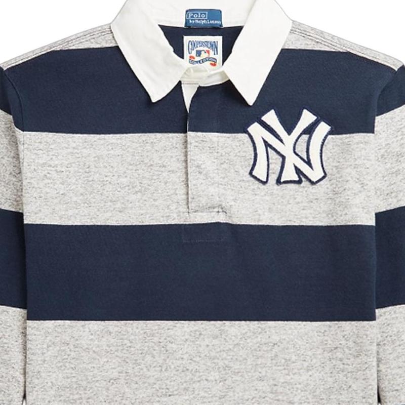 Polo Ralph Lauren Tričko FW24 Design s nášivkou s logem Bavlna Dětské topy Tmavě modrá CWPOKNIY8021223-410