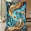Fairy with Star Wand and Butterflies Theme blanket Lightweight Warm Flannel Blanket Decorative Throw Blanket for Home Decoration