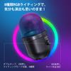 USB Condenser Microphone for Desktop Noise Cardioid 8 RGB 16mm Microphone Silent Reverb for Live and Singing PCs, 192kHz/24-bit Recording, Dual-Stage