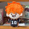 10CM Haikyuu Plush Pendant Toy Hinata Shoyo Tobio Kageyama Tadashi Yamaguchi Dolls Coin Purse Blue Prison Keychain Pendant Gift