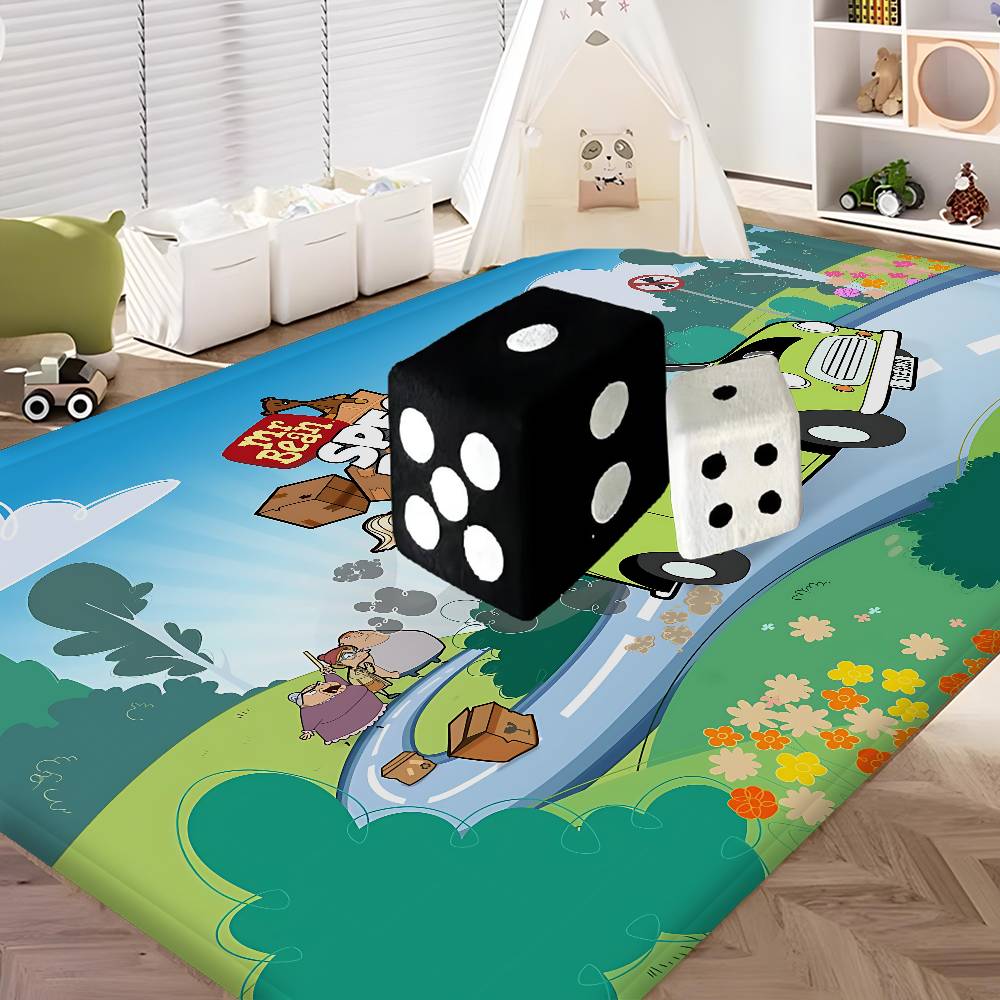 Funny Cartoon Mr. Bean Entrance Door Mat Washable Non-Slip Living Room Sofa Chairs Area Mat Kitchen Welcome Doormat