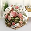 Floral Still Life Bouquet Outdoor Automatic Umbrella Folding Umbrella with 8 Ribs Lightweight for Outdoor Daily Use Stylish Accessory Spiritual Gift