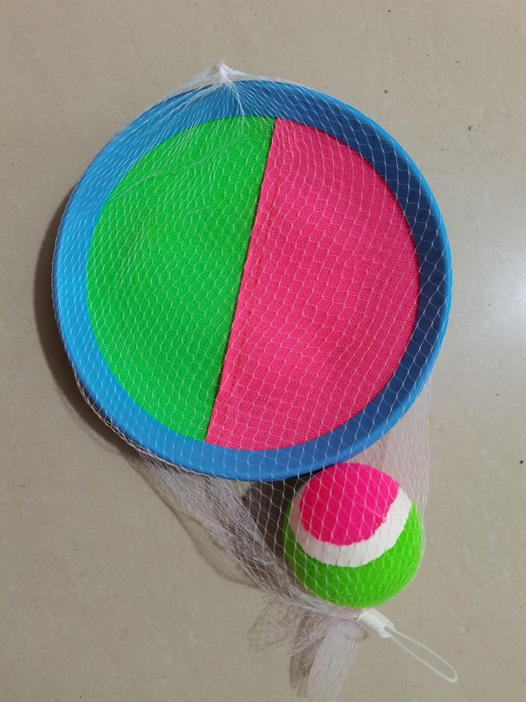 Set paletă lipicioasă cu bilă pentru copii: Jucărie Sportivă Distractivă de Prindere și Aruncare Părinte-Copil