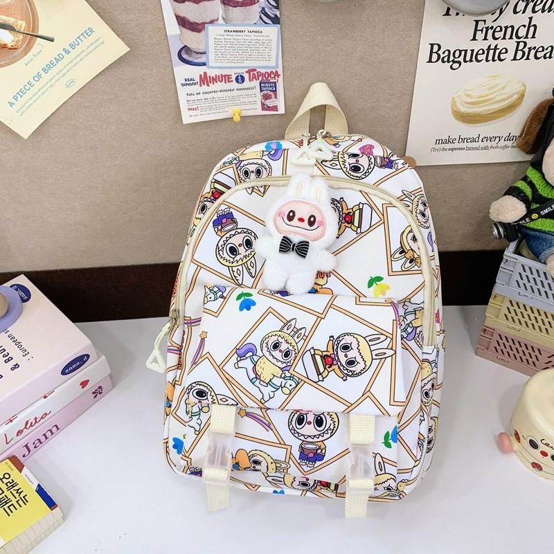 Large Capacity Primary School Schoolbag Cartoon Animation Cute Printed Boys And Girls Backpack Children'S Backpack