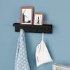 1PCS Entry Wall Hole Free Entryway Key Hangers Multi-functional Bathroom Non-marking Wall Mounted Storage Shelf
