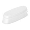 Portable White Nail Dipping Powder Tray Manicure Mould Nail Container