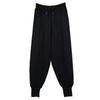 Korean High-Waist Knit Harem Pants for Women