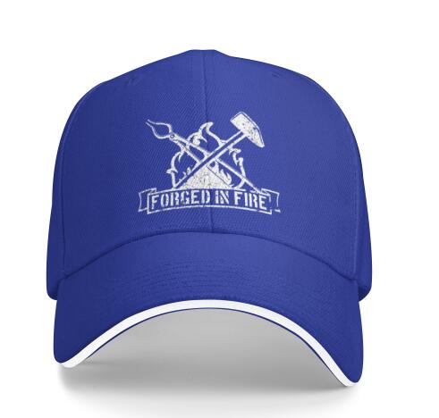 Vintage Blacksmith Forged In Fire Baseball Cap Funny Cowboy Hat Unisex Adult Vintage Trucker Hats Adjustable Washable