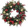 Christmas Wreath Door Hanging Decor Home Mall Window Party Festive Simulation Ornament